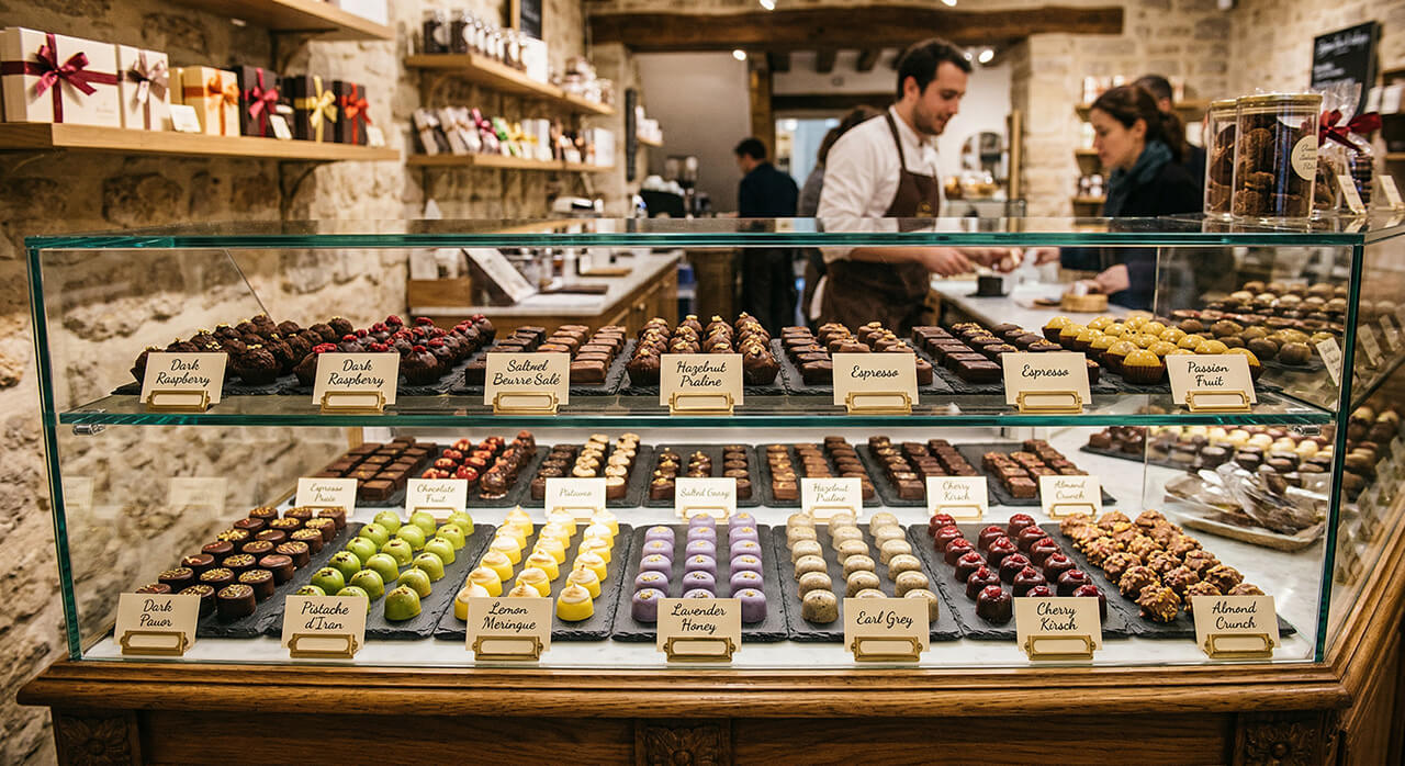 Verschillende bonbon smaken